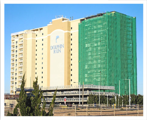 120gsm Màu xanh lá cây trắng Giàn lưới Lưới che nắng 2m X 50m 3m X 50m 1m X 50m