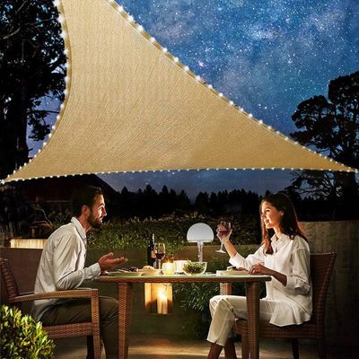 Sun Shade Sail Carport Triangle Canopy For Beach Pergola 180gsm