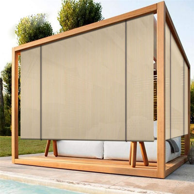Vải cuộn lên sắc thái Rèm vải ngoài trời Rèm cửa cho hiên hiên 6ft X 6ft