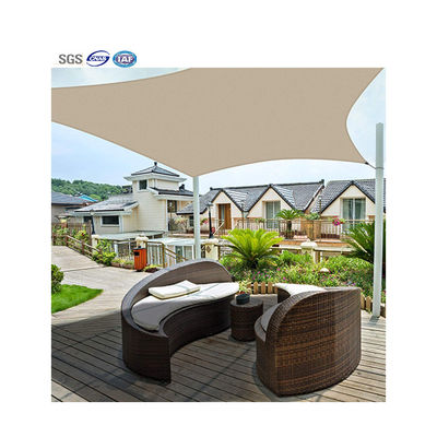 95% Bảo vệ tia cực tím Bóng râm Không thấm nước Cánh buồm Màu vàng Ngoài trời